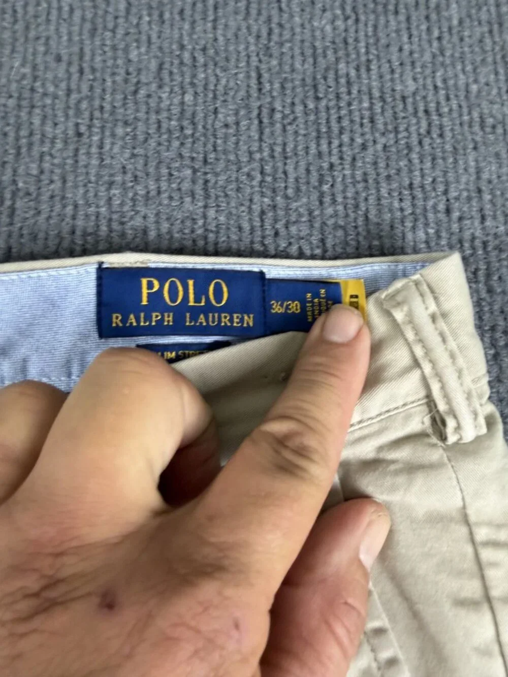 Polo Ralph Lauren Mens Khaki Chino Pants 36x30
